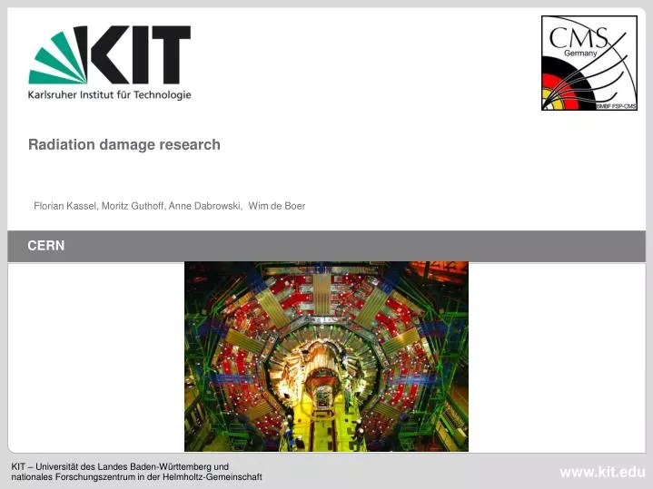 PPT Radiation damage research PowerPoint Presentation, free download ID6281070