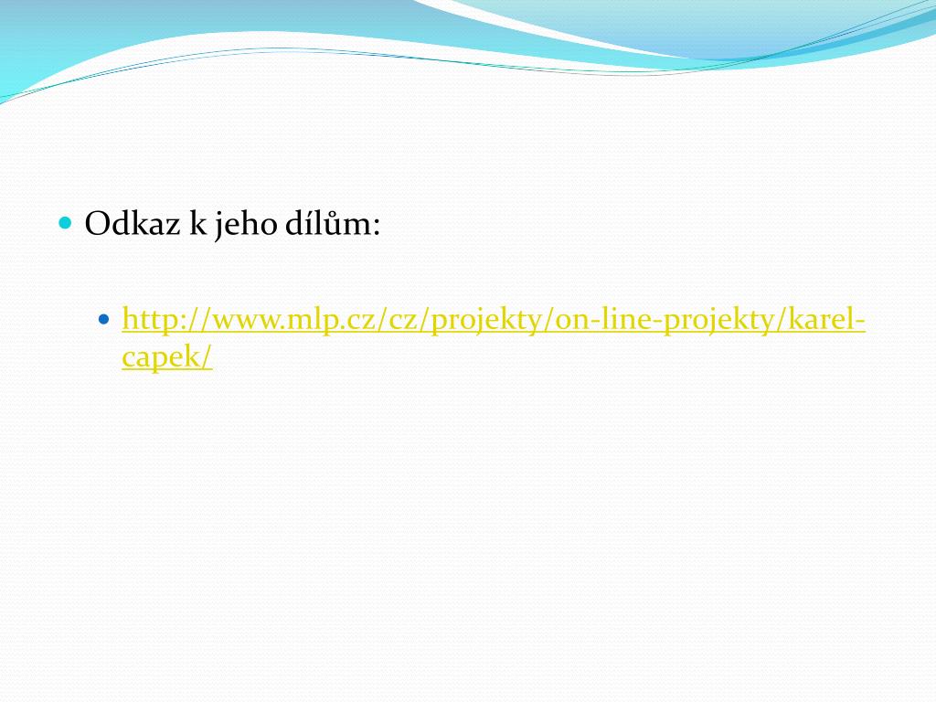 PPT - Karel Čapek PowerPoint Presentation, free download - ID:6282279