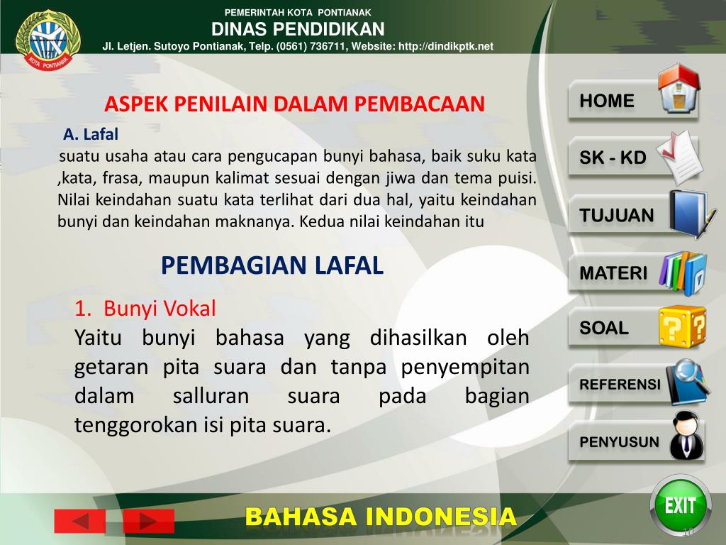 Ppt Pemerintah Kota Pontianak Dinas Pendidikan Powerpoint