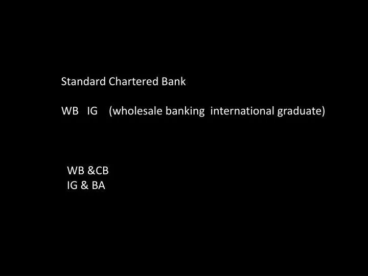 standard chartered bank essay questions Financial risks for banks 1881 words | 8 pages regulator ie the central bank mitigate these risks question 2 5 discuss the various kinds of risks involved in outsourcing of financial services which in your opinion, standard chartered bank needs to. standard chartered bank essay questions Financial risks for banks 1881 words | 8 pages regulator ie the central bank mitigate these risks question 2 5 discuss the various kinds of risks involved in outsourcing of financial services which in your opinion, standard chartered bank needs to.