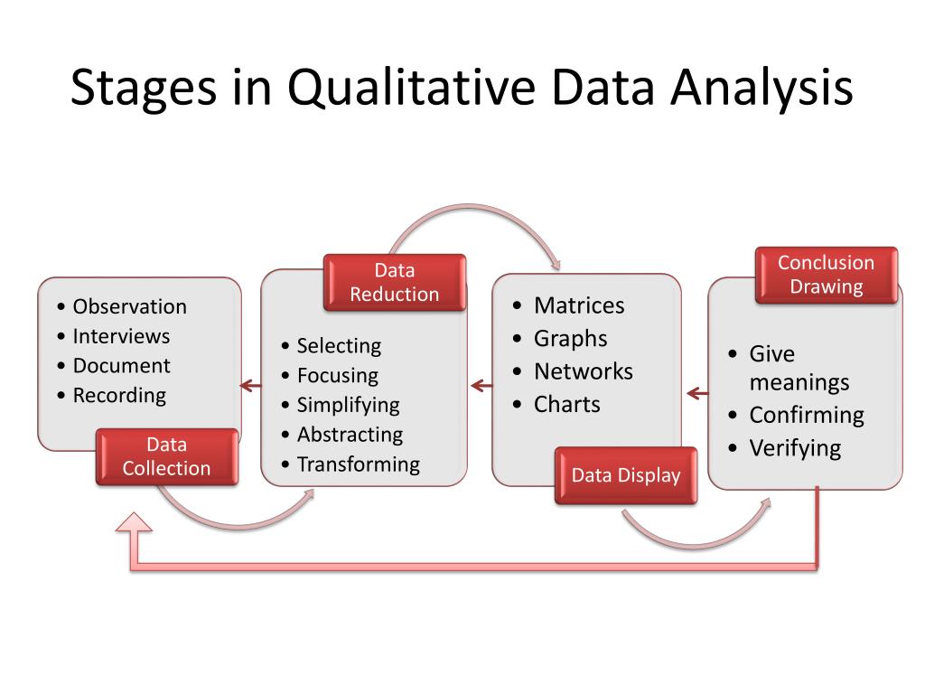 qualitative data analysis and presentation