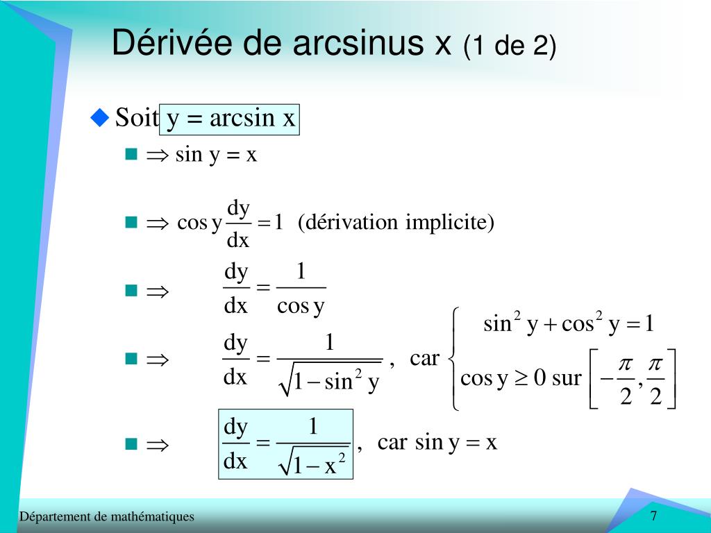 Интеграл arcsin