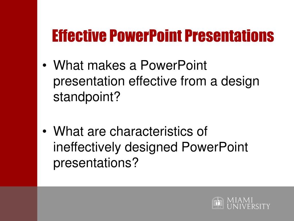 importance of using powerpoint presentation
