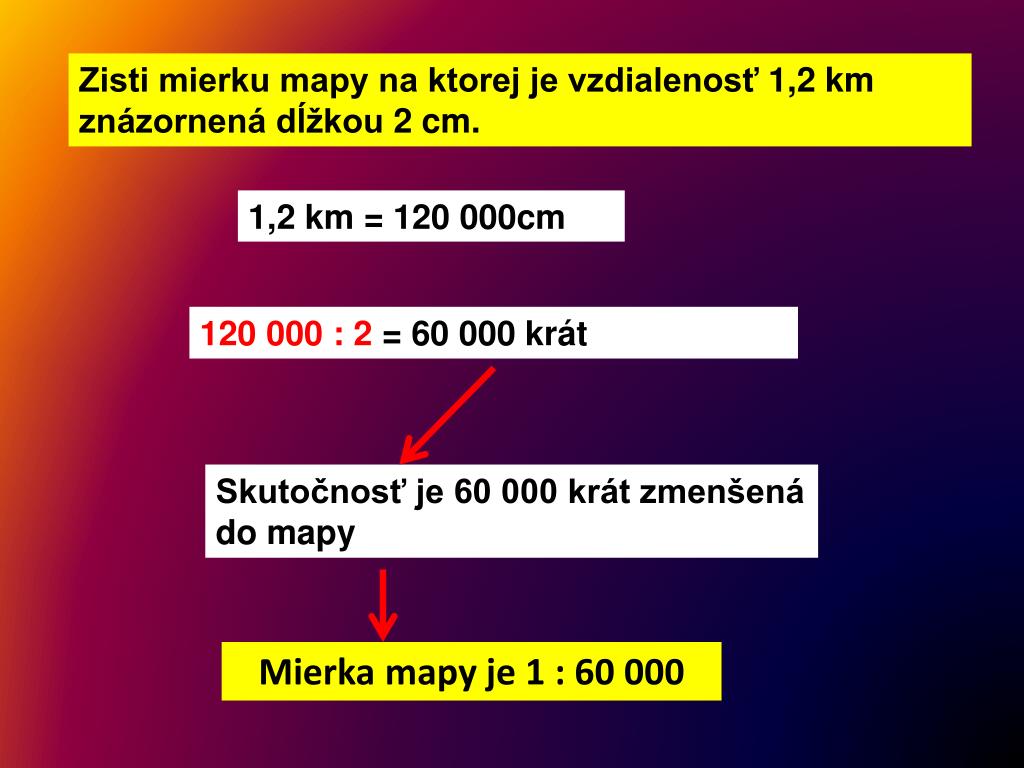 PPT - Mierka plánu a mapy PowerPoint Presentation, free download -  ID:6288547
