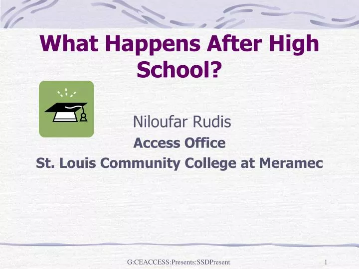 PPT What Happens After High School? PowerPoint Presentation, free