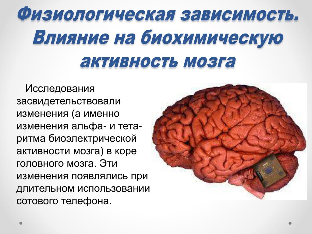 Биоэлектрической активности коры головного мозга