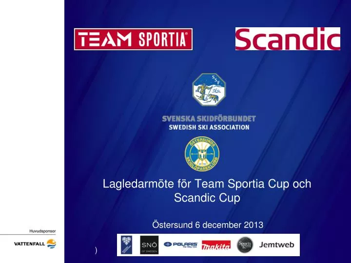 PPT Lagledarmöte för Team Sportia Cup och Scandic Cup PowerPoint