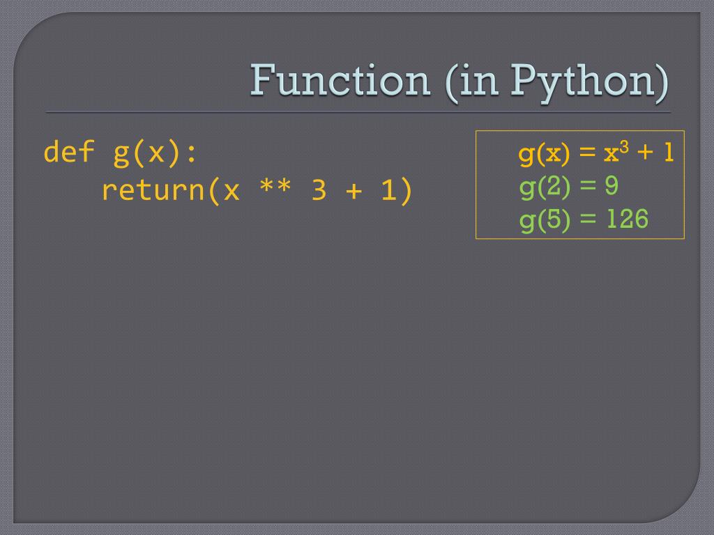 Src functions python