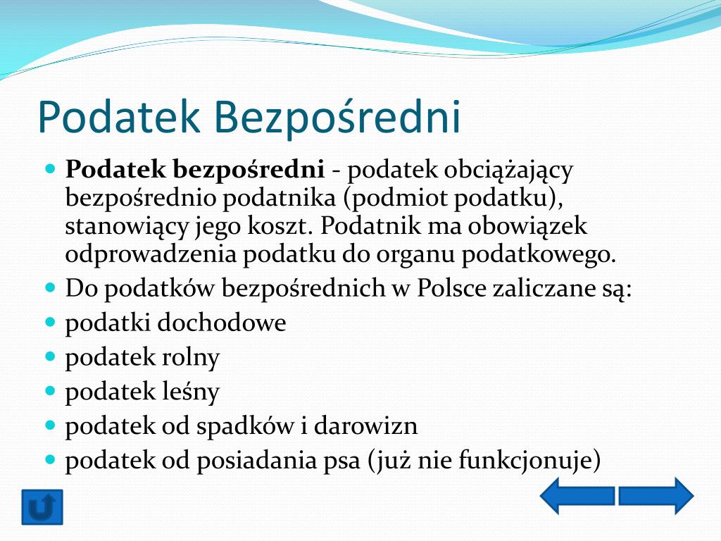 Podatek Pośredni Nakładany Na Niektóre Wyroby Konsumpcyjne PPT - Podatek Pośredni i Bezpośredni , PIT , CIT PowerPoint
