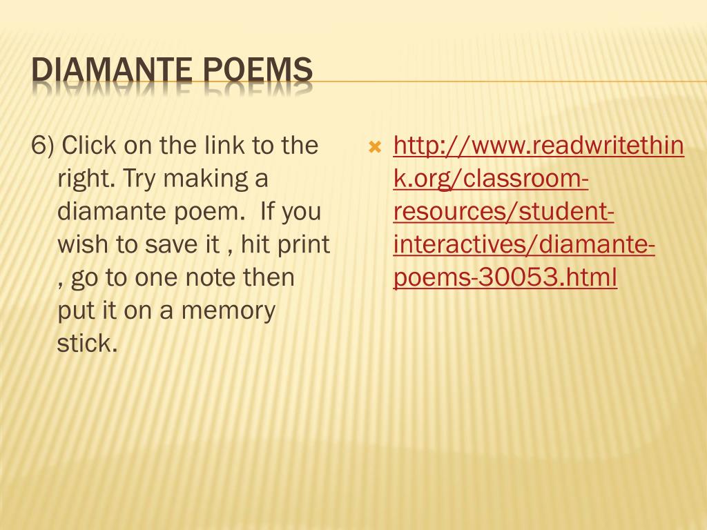 Ppt Poetry Web Quest Powerpoint Presentation Free Download Id6294303