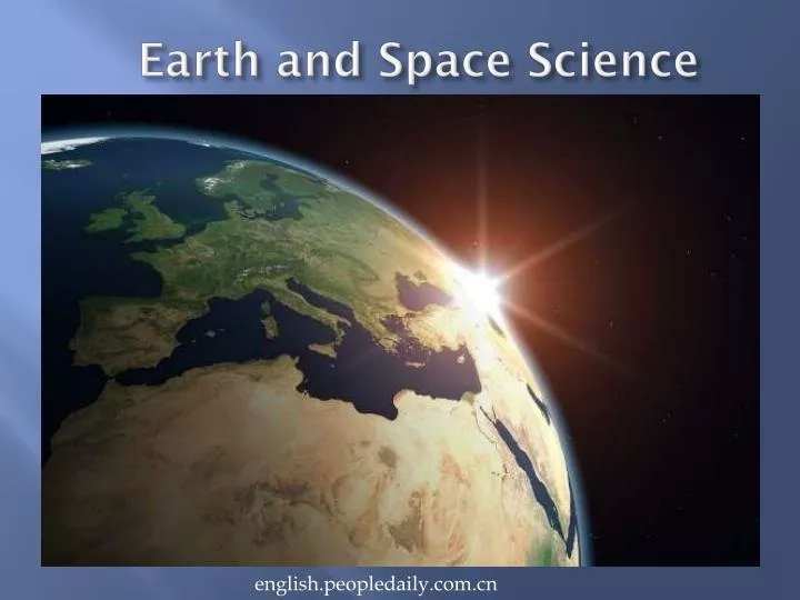 presentation on space and earth