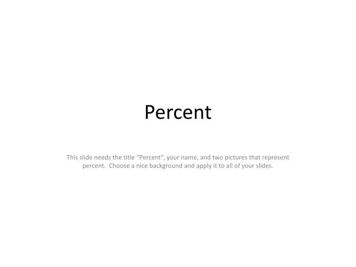 percent n.