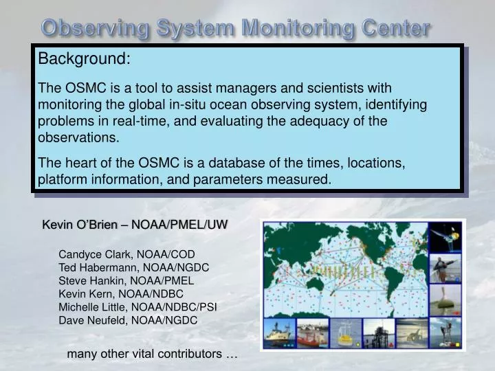 PPT - Observing System Monitoring Center PowerPoint Presentation, free ...