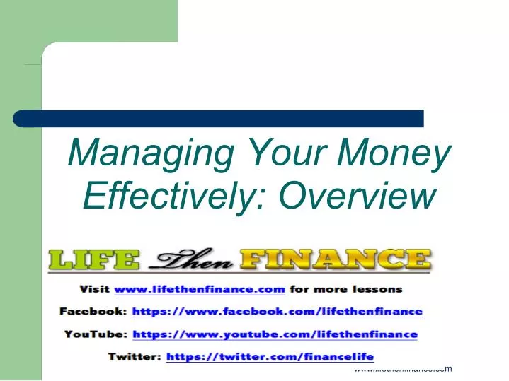PPT Managing your money effectively PowerPoint Presentation, free(04)