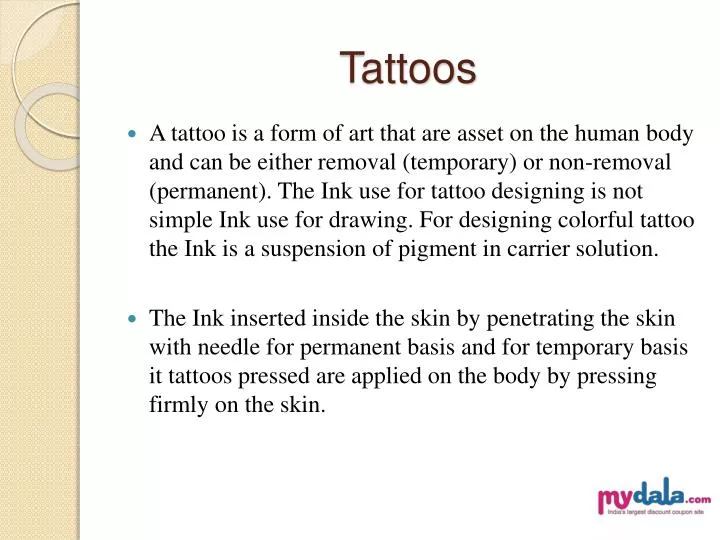PPT - Most Popular tattoo offers PowerPoint Presentation, free download ...