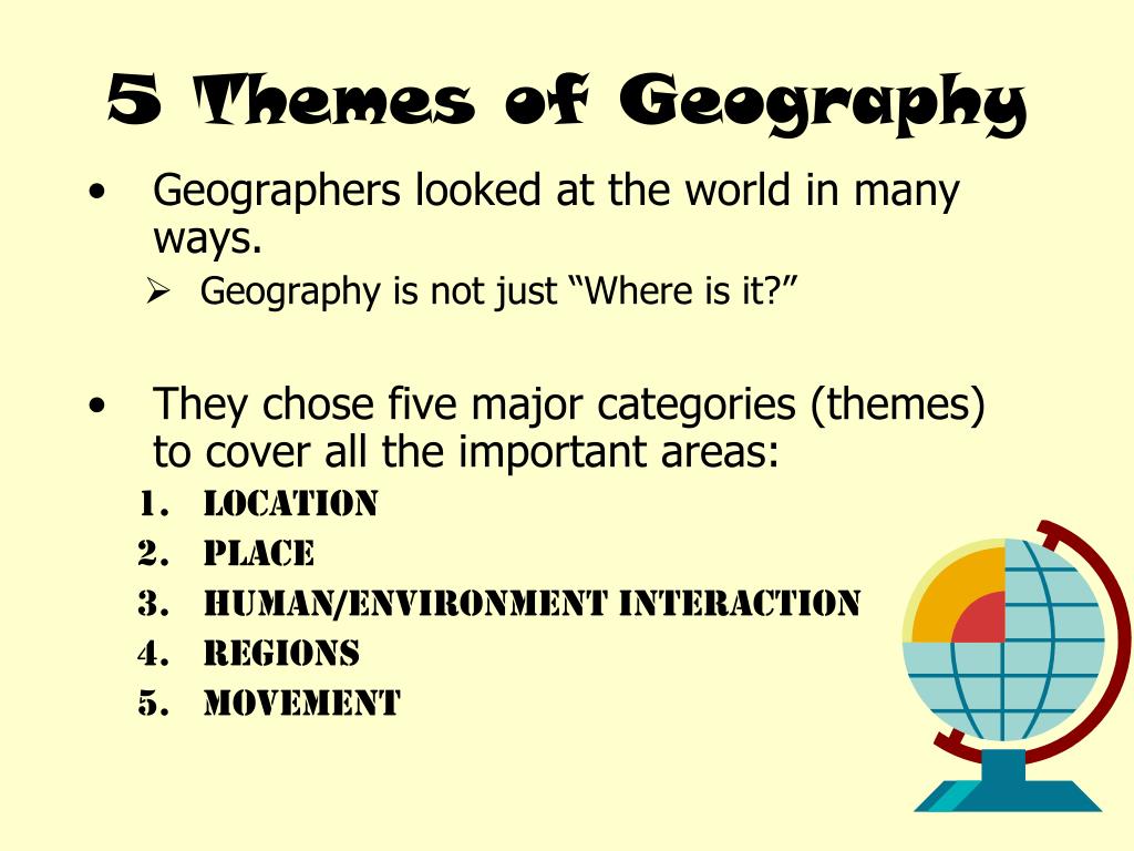 presentation topics for geography