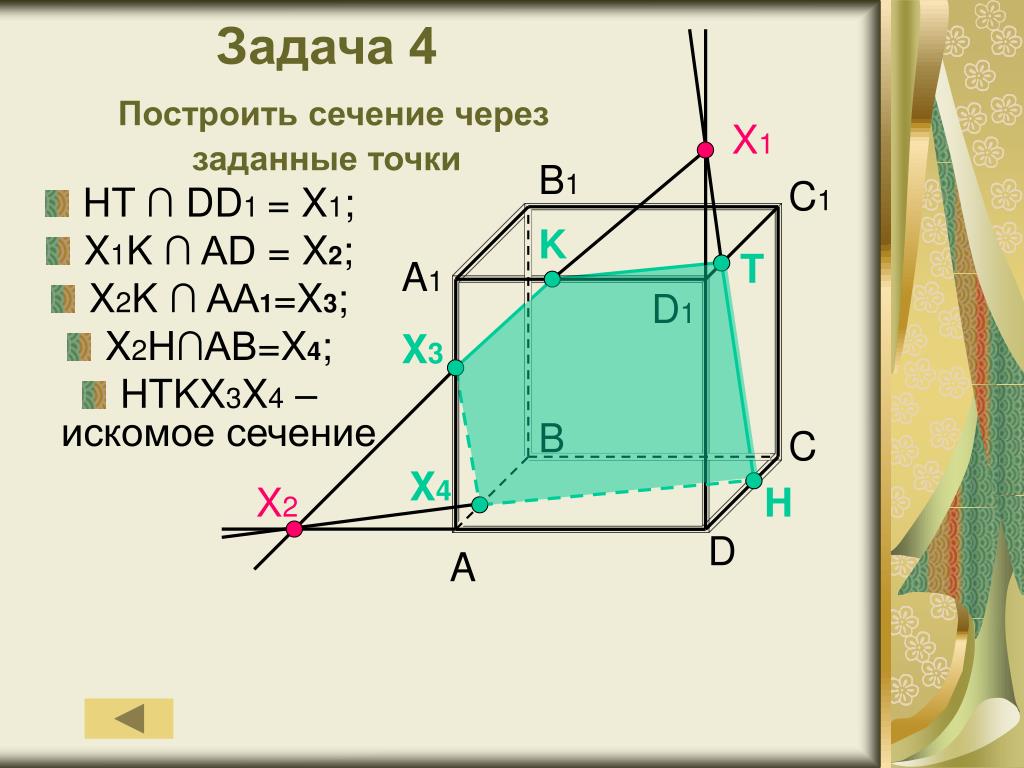 Сечение через точки. Построить сечение по заданным точкам. Построить сечение через заданные точки. Задача 4 построить сечение. Постройте сечение через заданные точки.