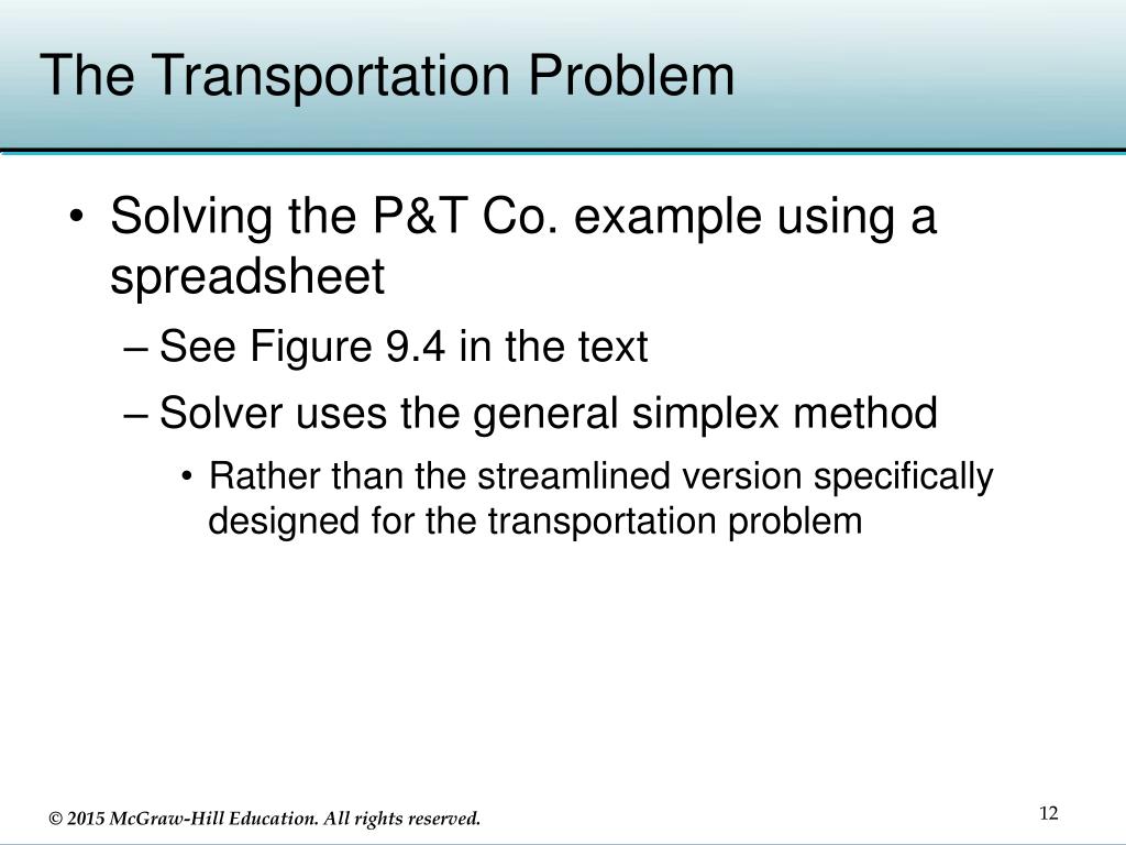 an assignment problem is a special type of transportation problem