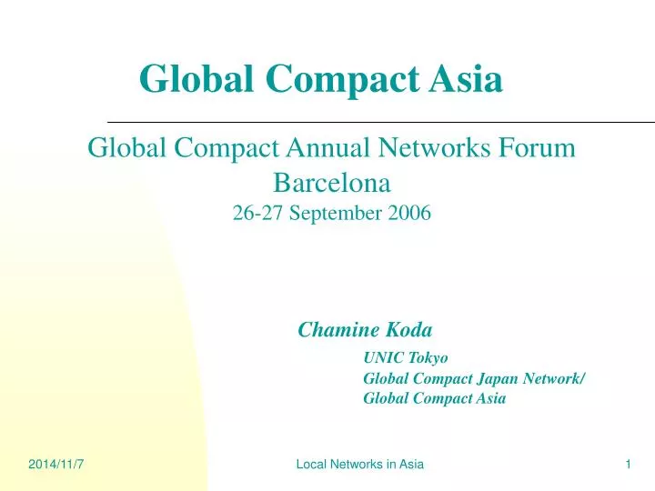 global compact asia n.