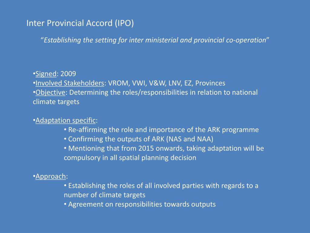 PPT - Climate Change Adaptation in the Netherlands Dominique Tappy ...