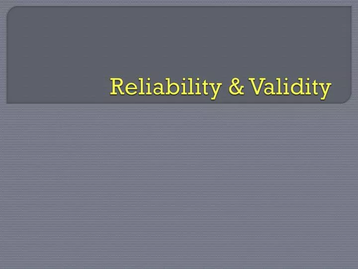 reliability validity and trustworthiness in quantitative research