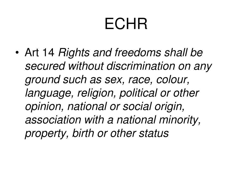 PPT - European Convention on Human Rights PowerPoint Presentation, free ...