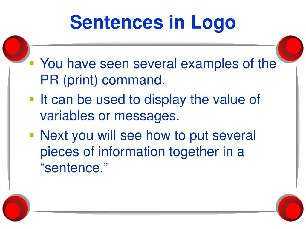 Topic Sentence For Logos