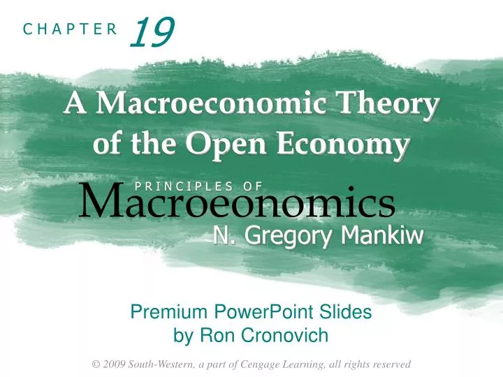 PPT - A Macroeconomic Theory Of The Open Economy PowerPoint ...