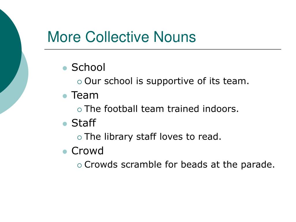 PPT - Collective Nouns vs. Plural Nouns PowerPoint Presentation, free  download - ID:6306398