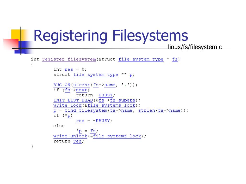 PPT - Linux Filesystems PowerPoint Presentation, free download - ID:6306854