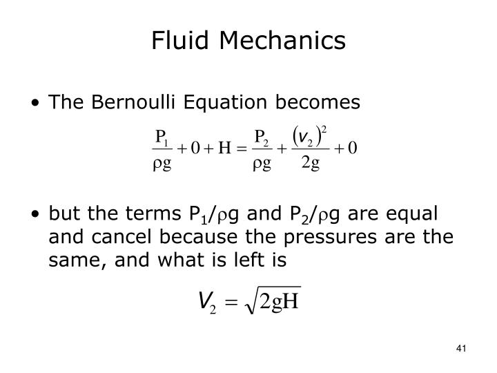 PPT Lec 25 Viscosity, Bernoulli equation PowerPoint Presentation