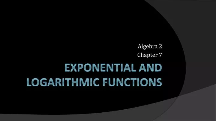 algebra 2 chapter 7 n.