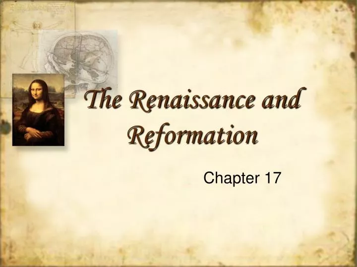 the renaissance and the reformation presentation