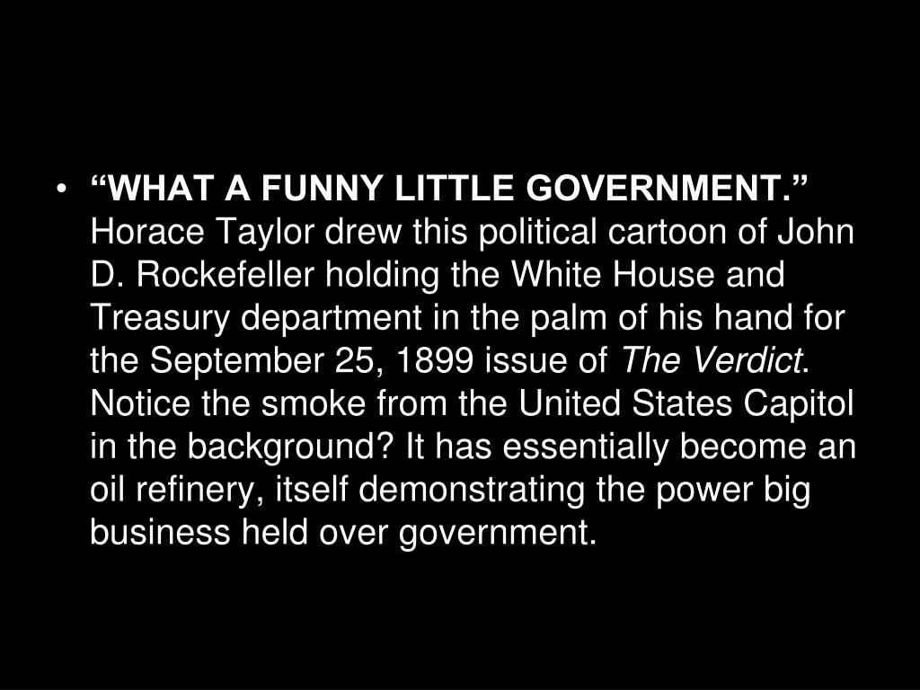 What a funny little government explained