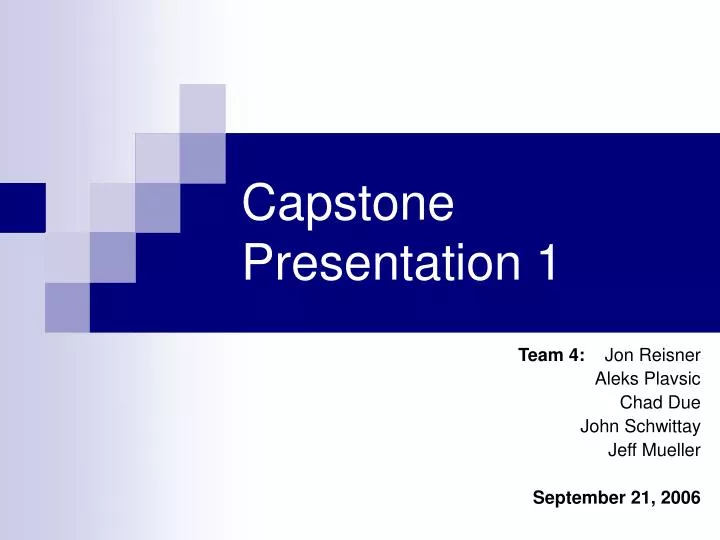 capstone 1 presentation questions
