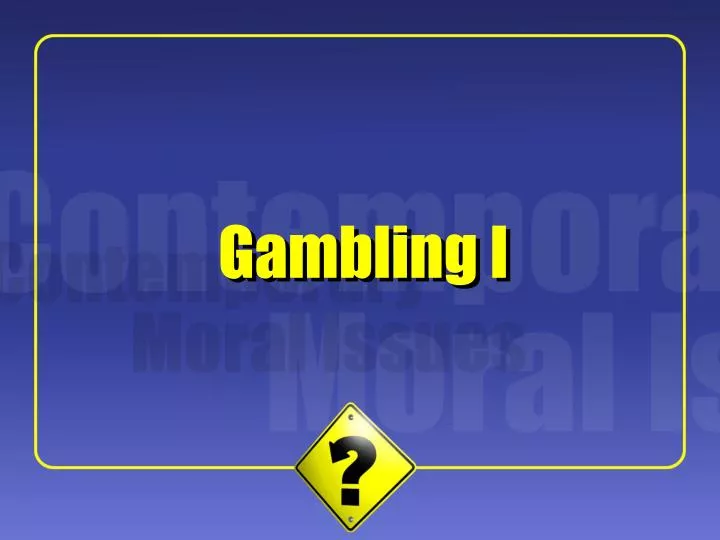 gambling i n.
