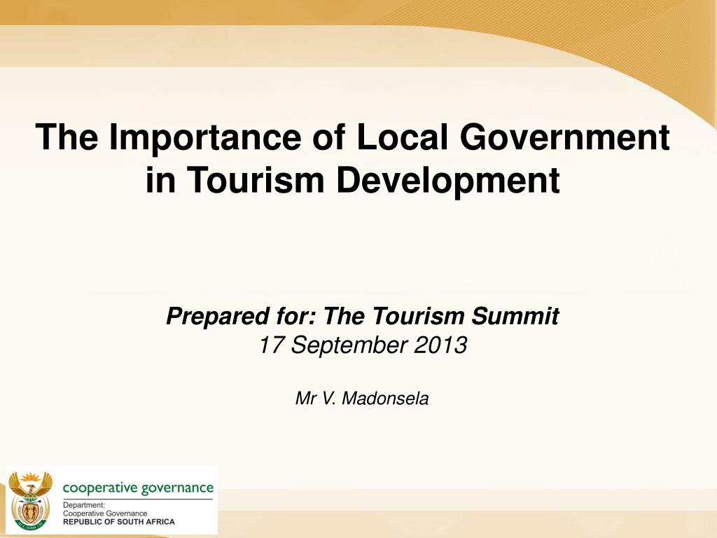 the role of government in tourism development
