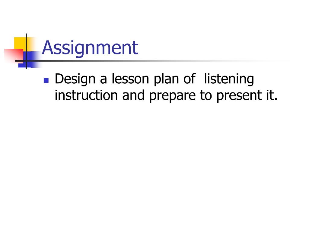 listening assignment introductory concepts