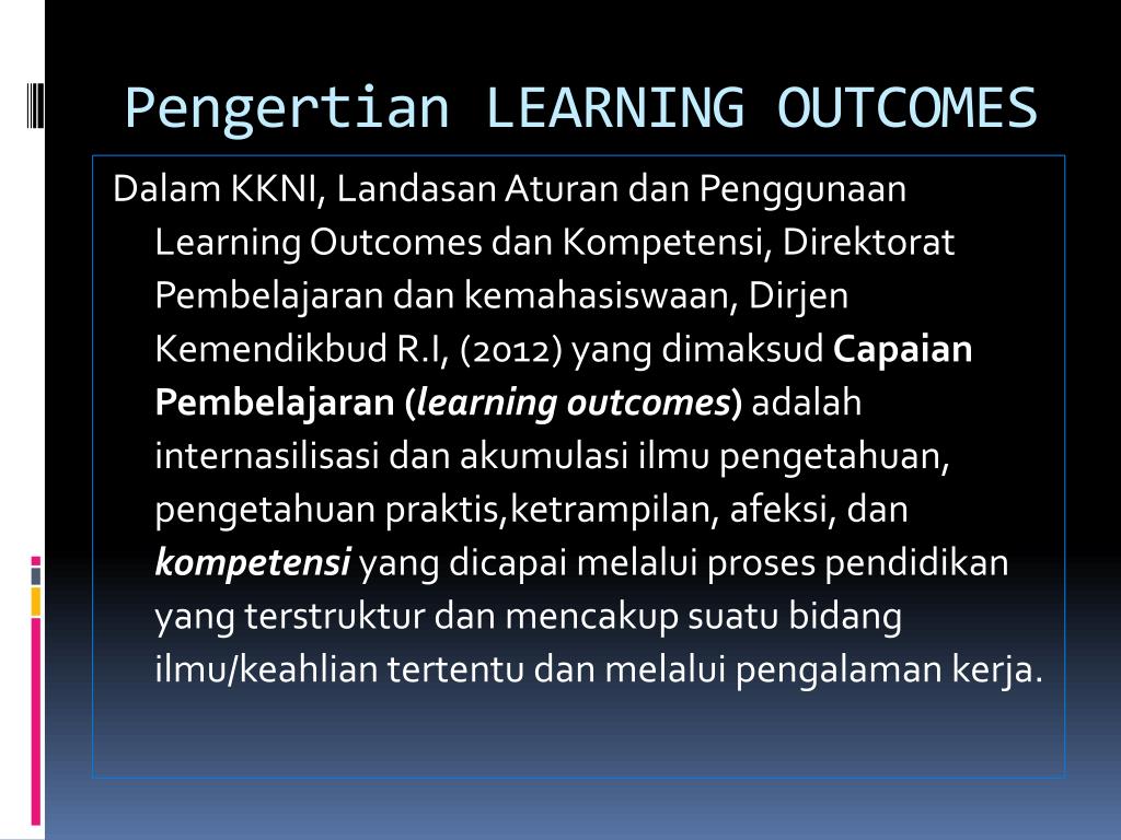 Learning Outcome: Definisi, Signifikansi, dan Implementasi