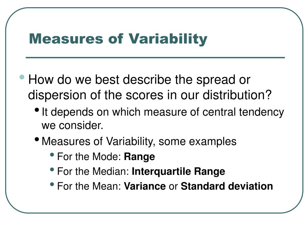 PPT - Measures of Variability PowerPoint Presentation, free download ...