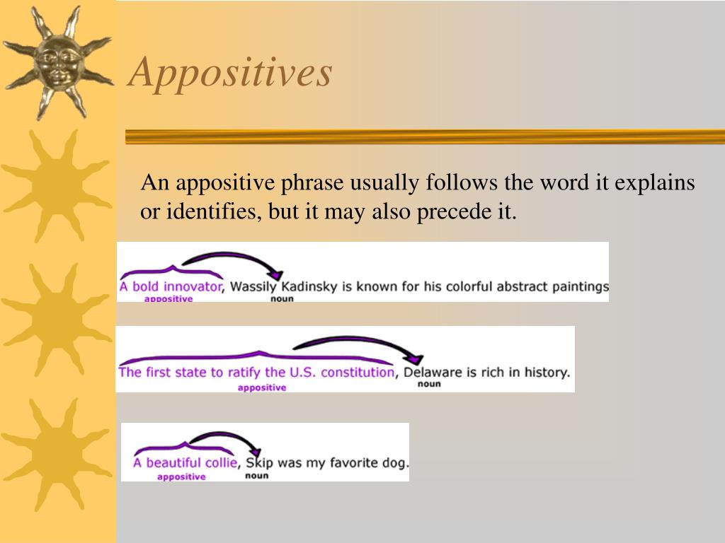 what is an appositive