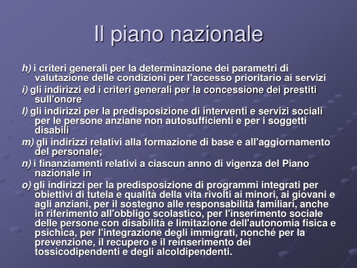 Piano Nazionale Degli Interventi E Dei Servizi Sociali PPT - La legge 328/2000 per la realizzazione del sistema integrato di