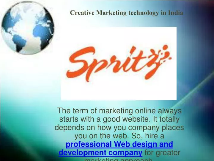creative marketing technology in india n.