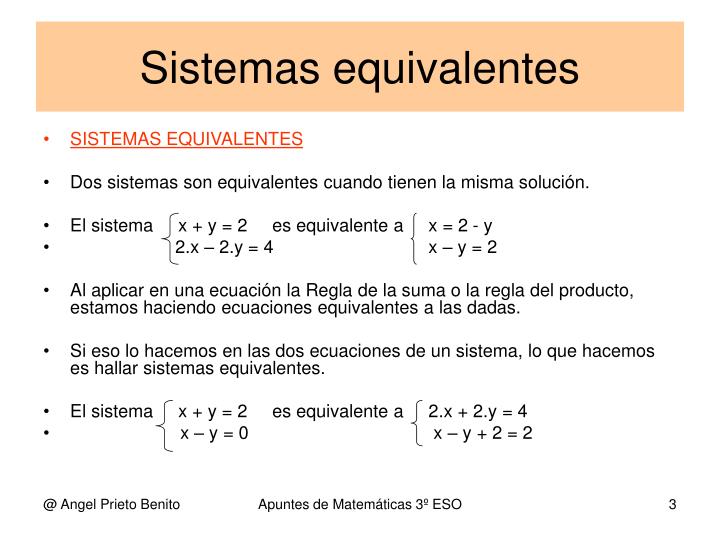 PPT - SISTEMAS DE ECUACIONES PowerPoint Presentation - ID:6316651