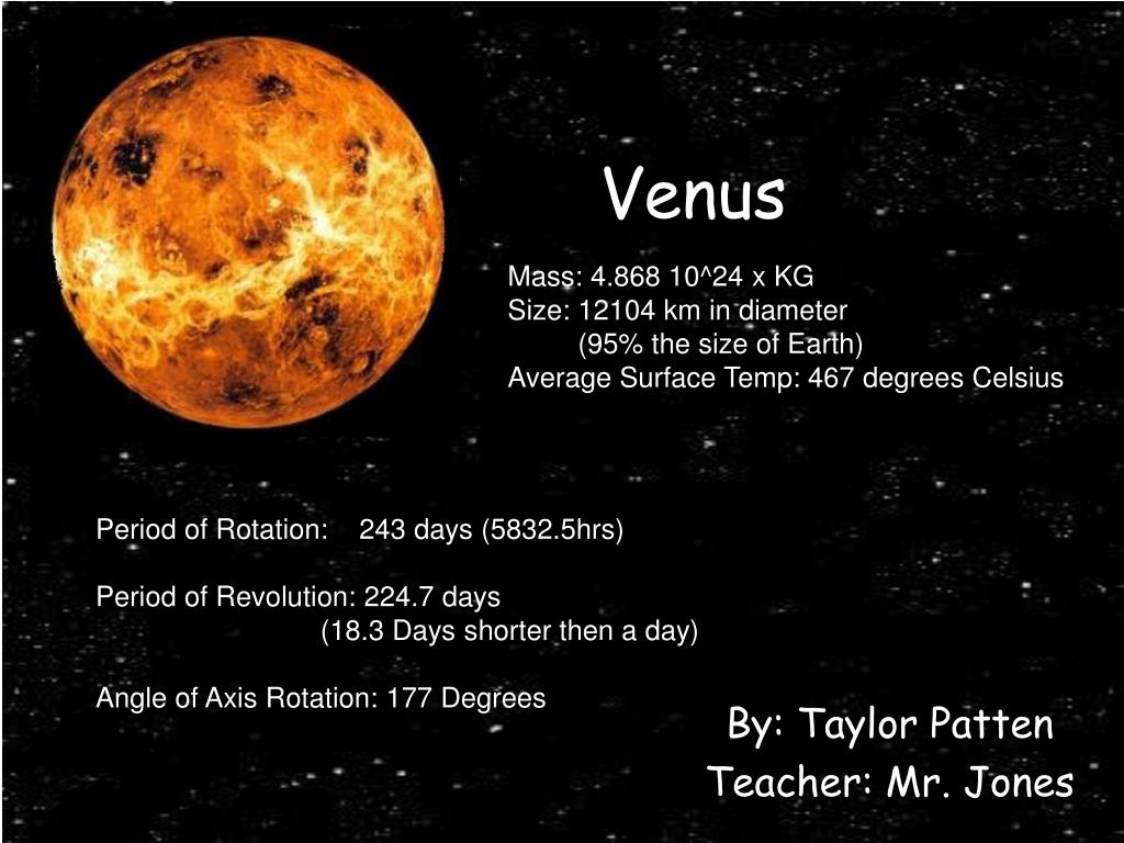 PPT Venus PowerPoint Presentation, free download ID6317189