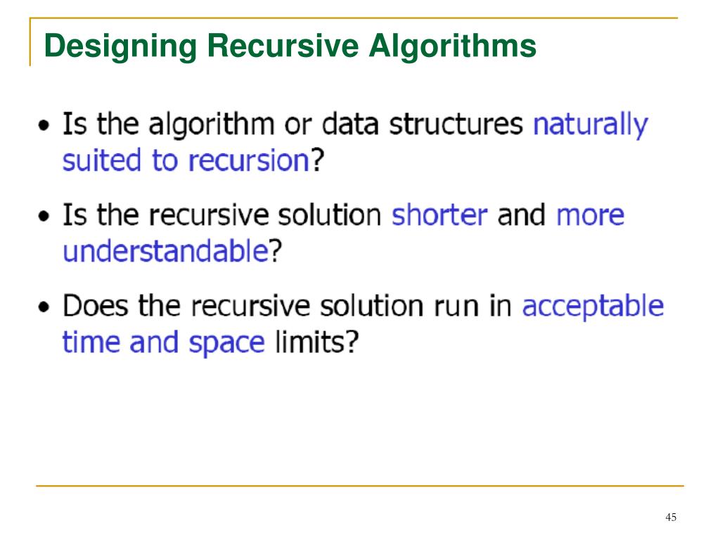 PPT - Understanding Recursion: Foundations and Implementation in C++ ...