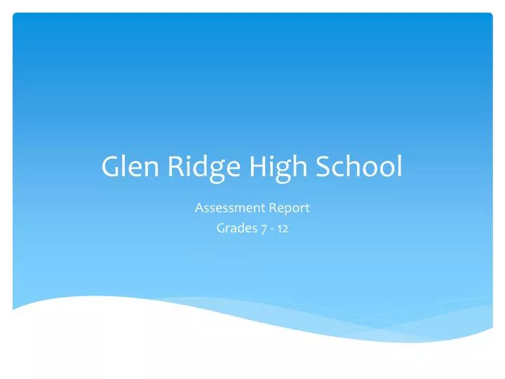 PPT - Glen Ridge High School PowerPoint Presentation, free download 