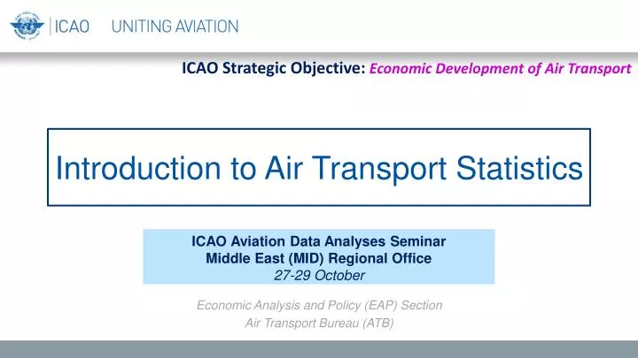 Ppt Introduction To Air Transport Statistics Powerpoint Presentation Id 6319683