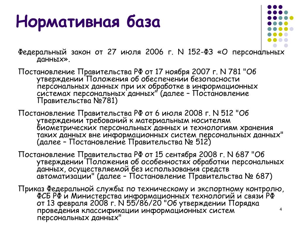 Постановление правительства российской федерации 781