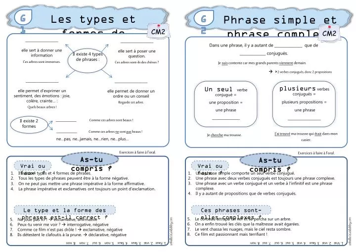 Types Et Formes De Phrases Nouveaux Programmes PPT - Les types et formes de phrases PowerPoint Presentation, free